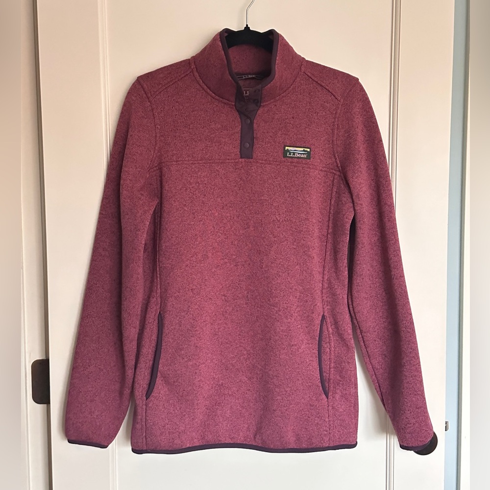 L.L. Bean Sweater Fleece Pullover
